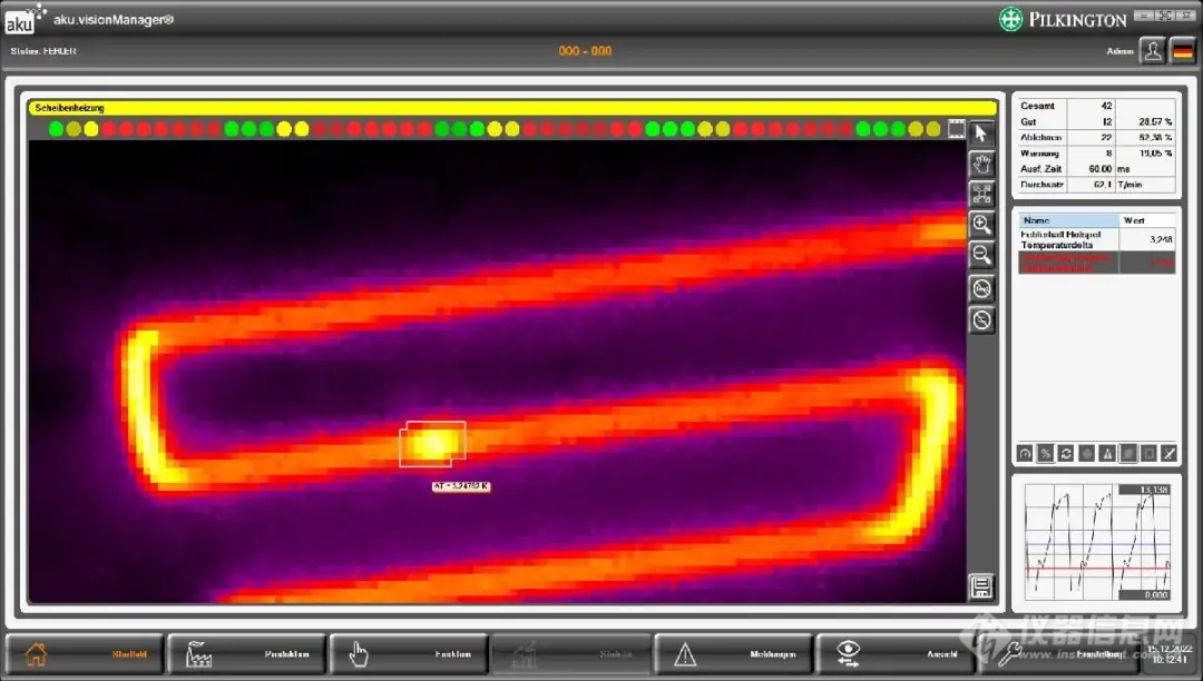 FLIR A70热像仪实时监控加热挡风玻璃生产，满足高端汽车严格质量要求！