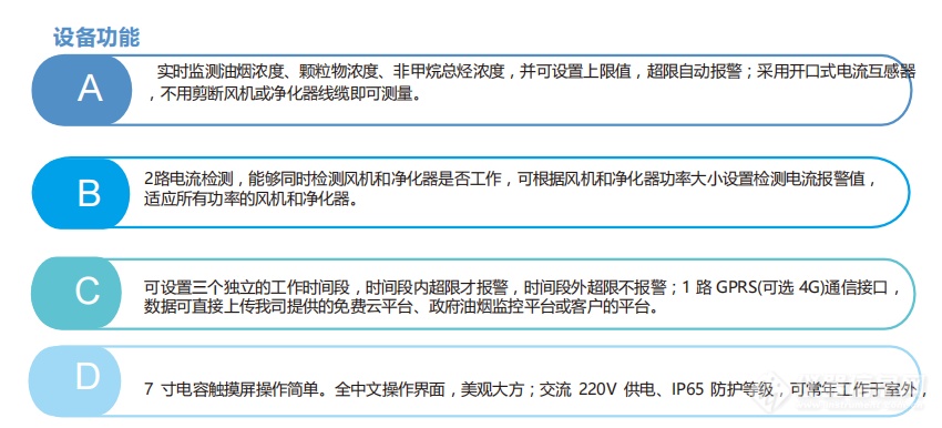 厨房烹饪现场油烟排放浓度测试仪 饮食业便携式油烟快速检测仪