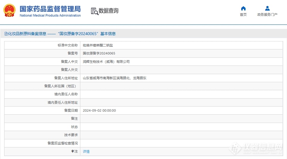 妆食同源—PQQ在化妆品新原料上的四次备案