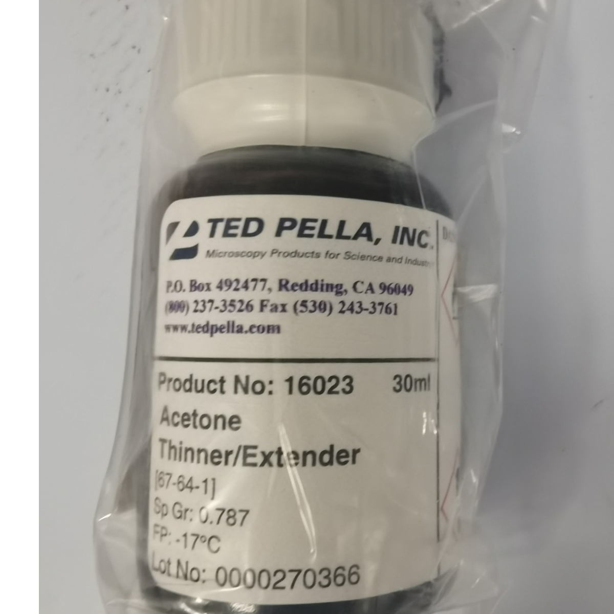 液体导电胶稀释剂，30ml，Tedpella【16023】