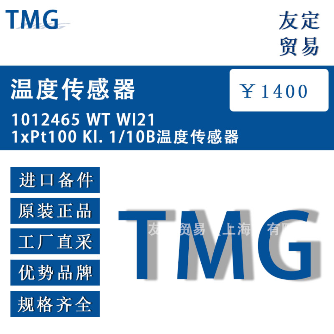 德国TMG  1012465 WT WI211xPt100 Kl.1/10B温度传感器