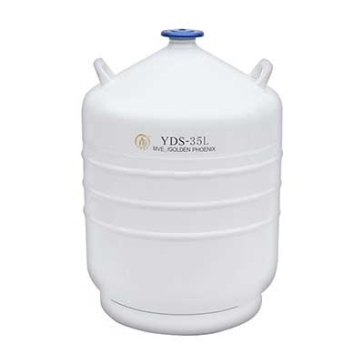 金凤液氮罐YDS-35L液氮型液氮容器 液氮储存35L