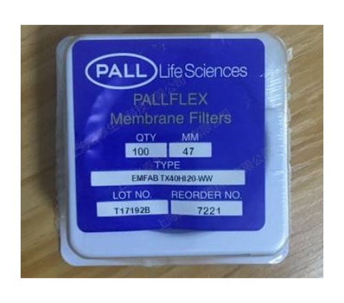 47mm美国pall PALLFLEX EMFAB 汽车发动机尾气检测滤膜7221