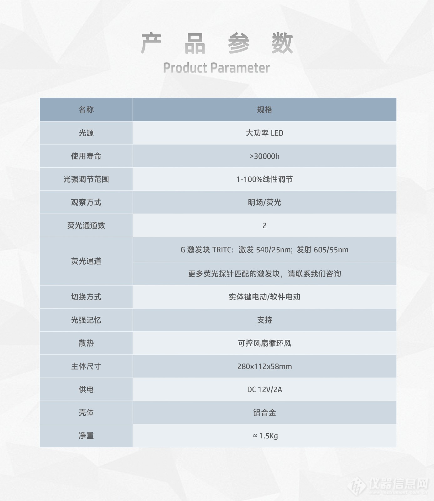 奥林巴斯CX43显微镜用LED光源荧光附件电动LED荧光模块CX43-G-E (7).jpg