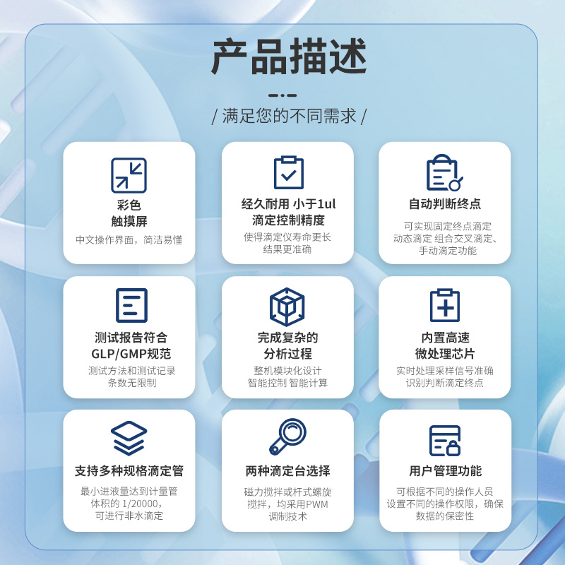 测定全氟磺酸型质子交换膜EW值自动电位滴定仪CT-1Plus