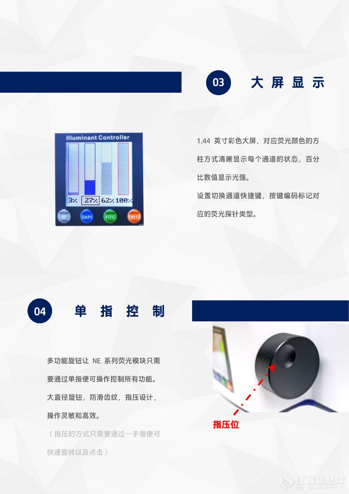 NEXCOPE_NE910显微镜用LED光源荧光附件电动四色荧光模块NE-UVBGY-E-5.jpg