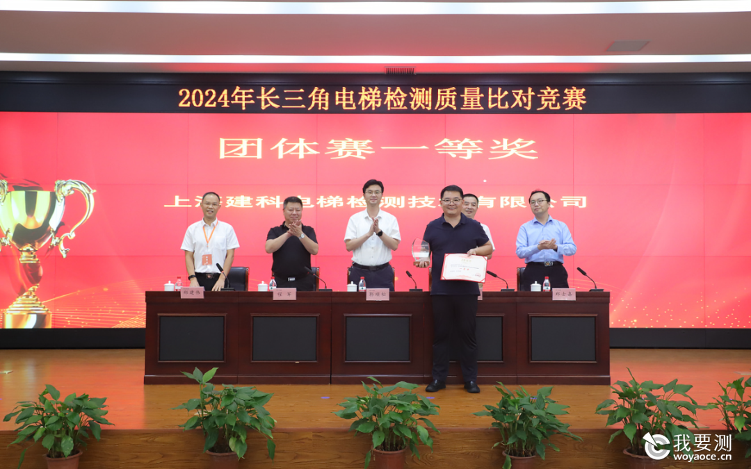 喜报｜上海建科检验电梯检测团队在长三角检测质量比对、上海市机构能力验证两项竞赛中荣获双第一