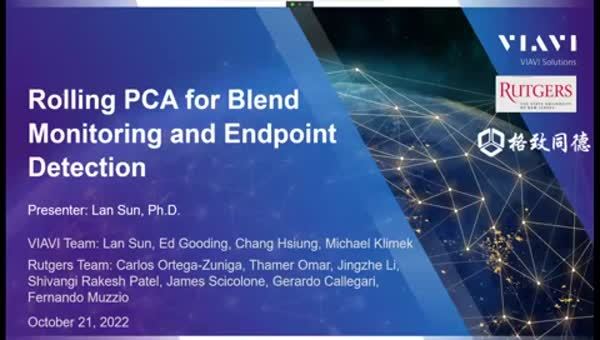 Rolling PCA for Blend Monitoring and Endpoint Detection