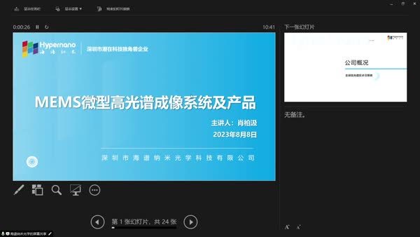 MEMS微型高光谱成像技术及应用