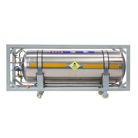 氧氮氩槽车卧式杜瓦罐低压420升DPW650-420-1.59