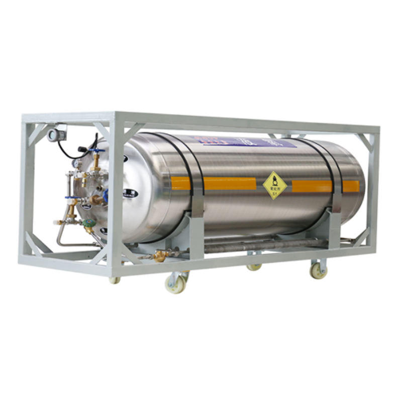 车载杜瓦瓶超高压液氮气瓶 DPW650-400-3.45