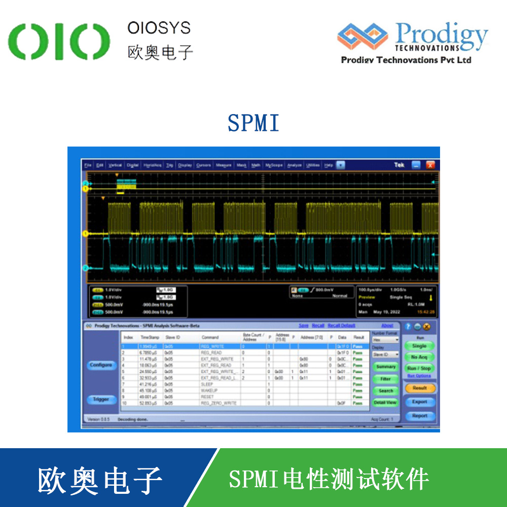 Spmi Basic SPMI电气验证和协议解码软件_参数_价格-仪器信息网
