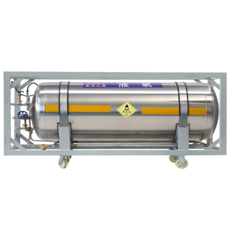 500l高压杜瓦瓶车载卧式气瓶DPW650-500-2.5