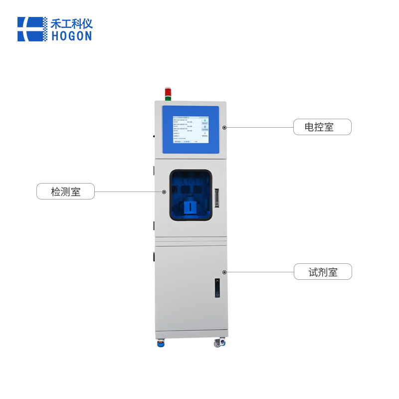 陶化液中的锆浓度、pH值和游离氟离子浓度测试在线分析仪