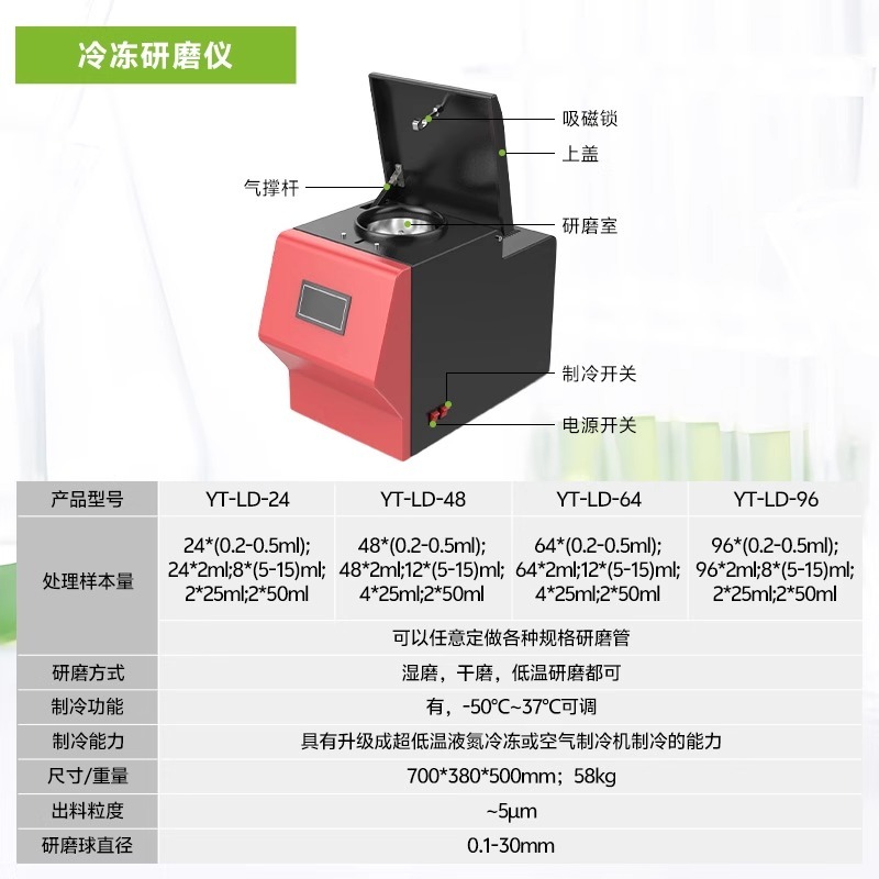 叶拓冷冻组织研磨仪YTLD-24 