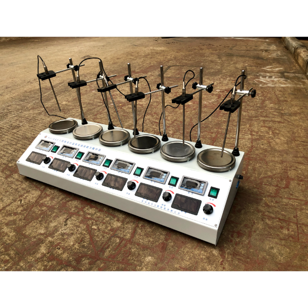 六联双数显恒温磁力搅拌器HJ-6AS