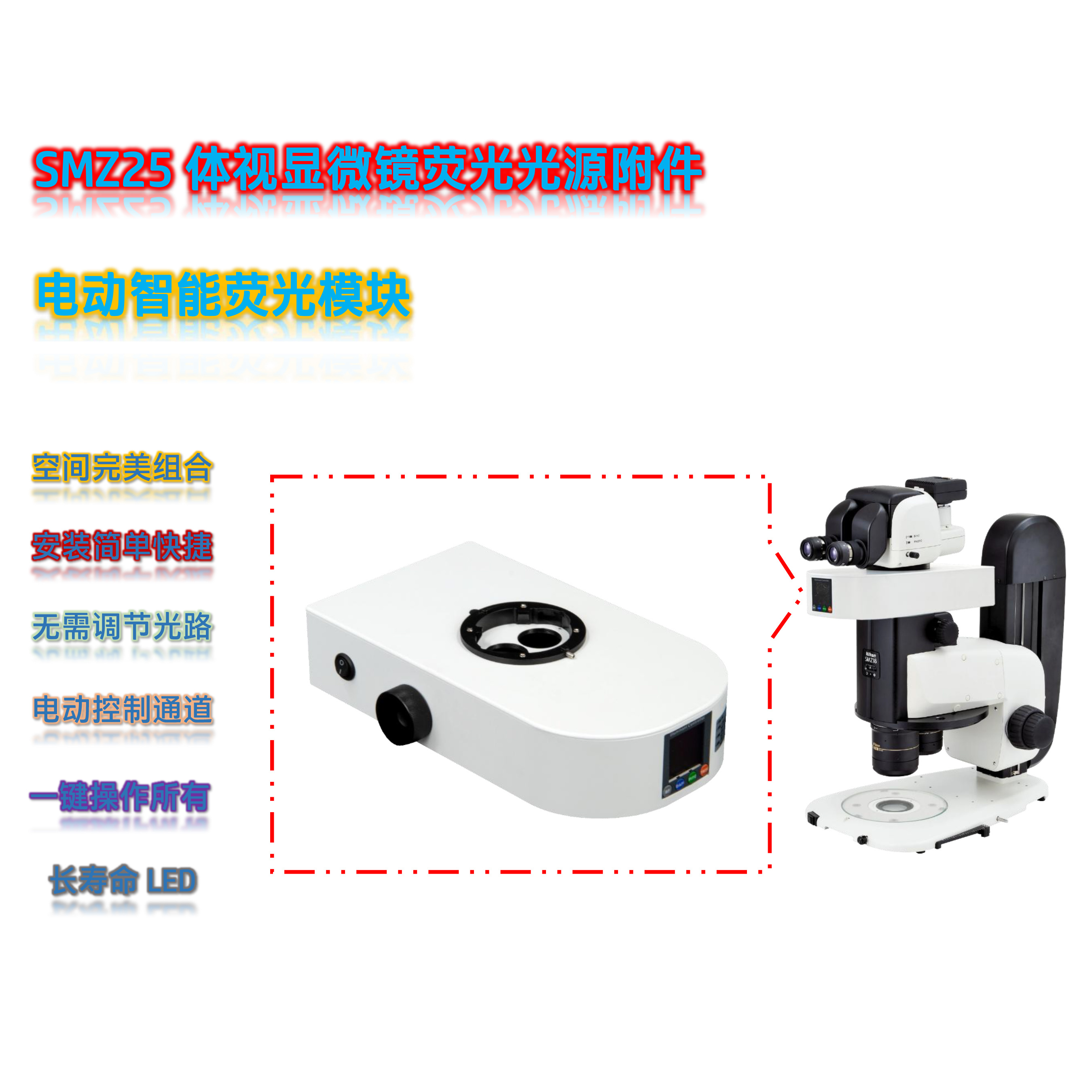 SMZ25体视显微镜荧光光源附件SMZ25-UVBGR-E