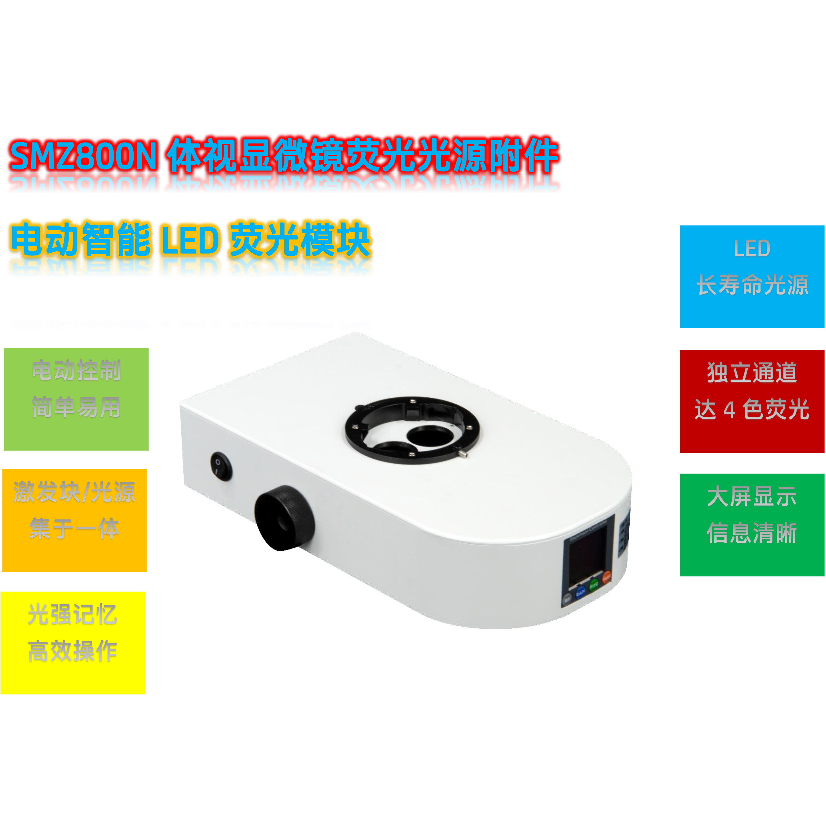 尼康Nikon SMZ800N体视显微镜LED体视荧光模块光源附件SMZ800N-UVBGR-E