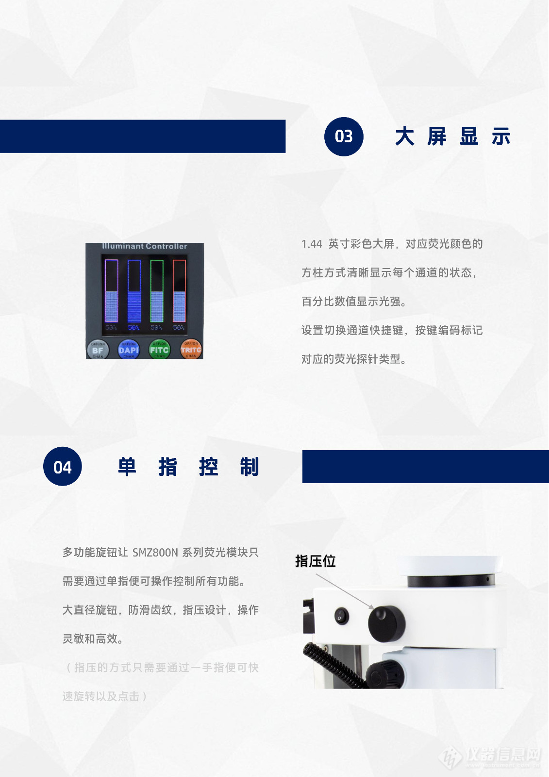 Nikon SMZ800N体视显微镜LED体视荧光模块光源附件SMZ800N-UVBGR-E_flyer_v25.10.01-5.jpg