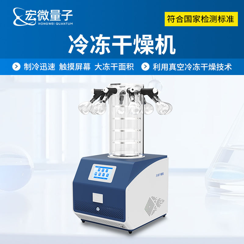 宏微量子 多歧管冻干机 HW-DG30