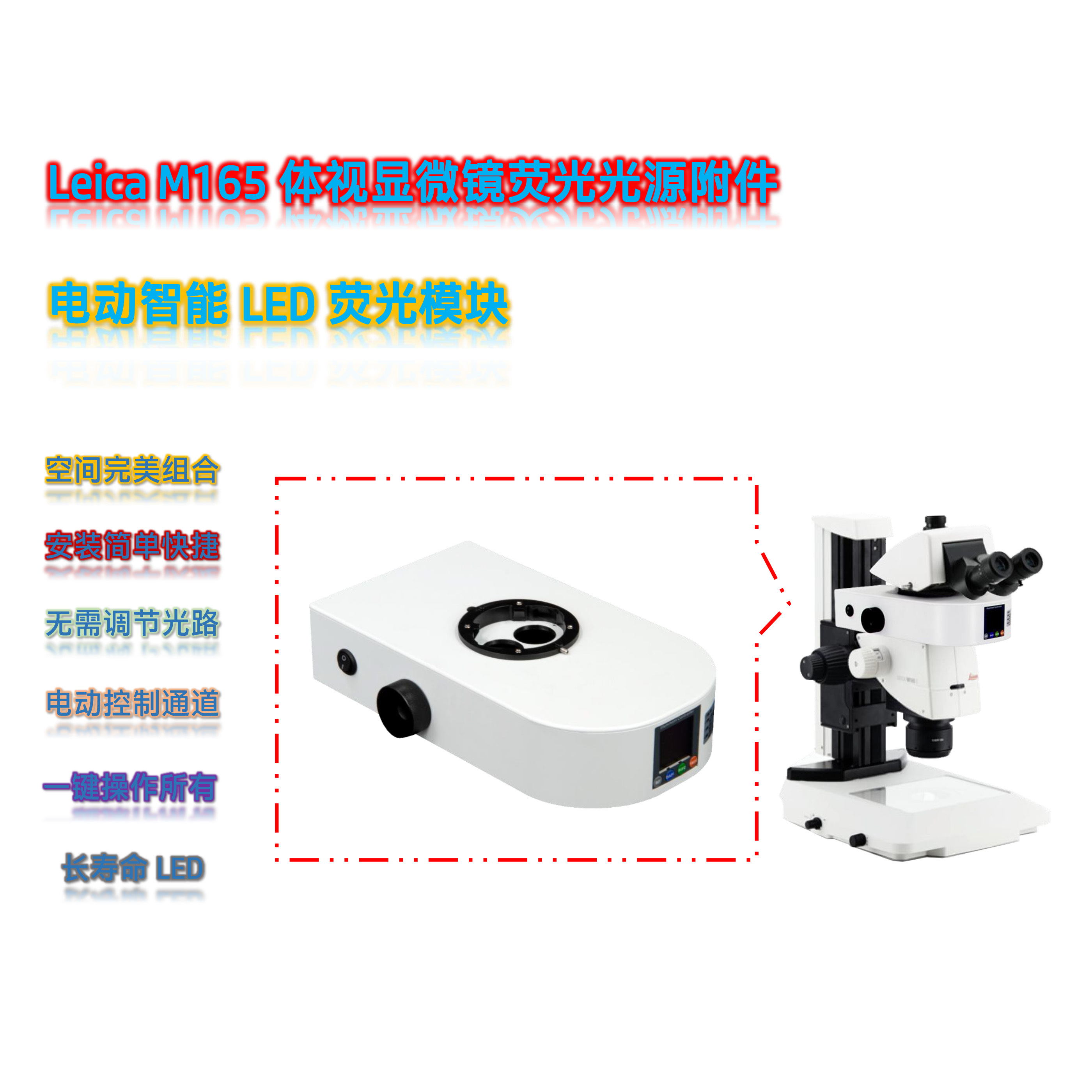 徕卡体视荧光显微镜光源附件M165-UVBGR-E