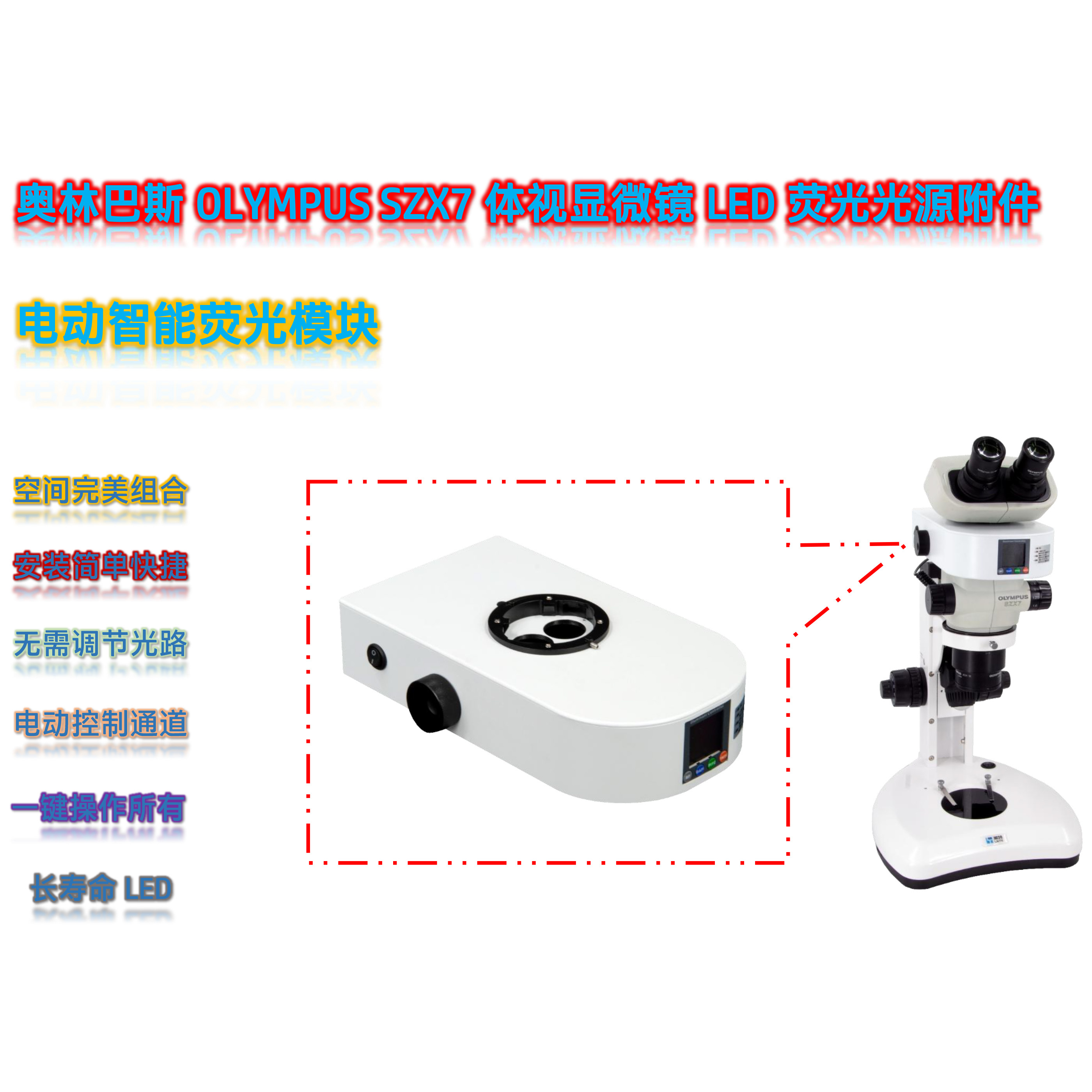 SZX7体视显微镜荧光光源附件SZX7-UVBGR-E