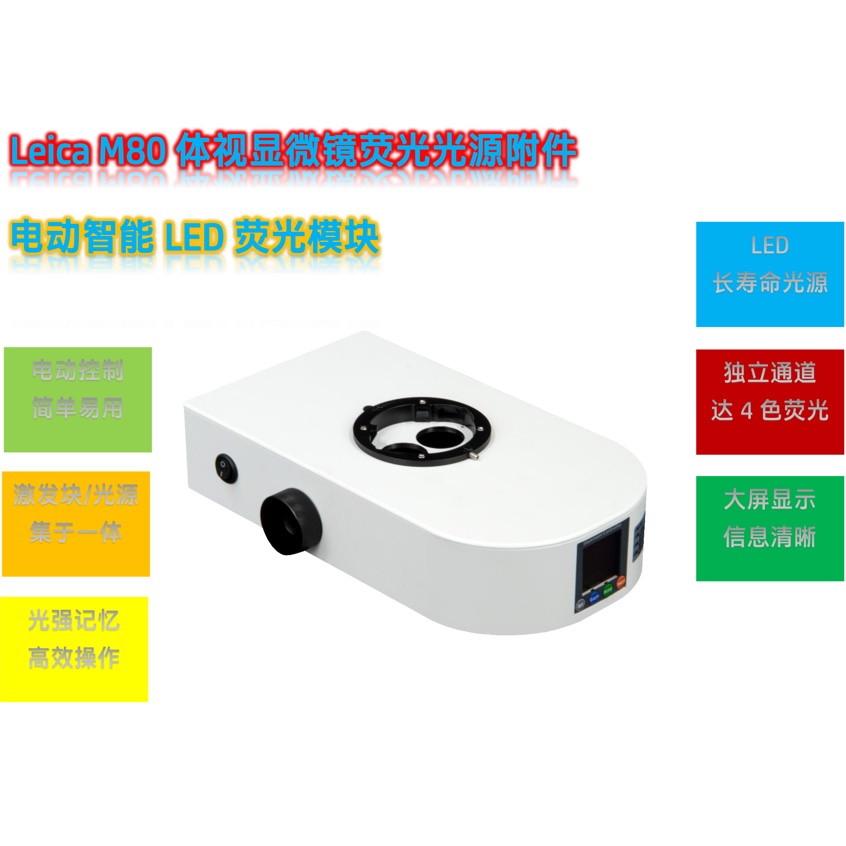 徕卡M80体视显微镜荧光光源附件M80-UVBGR-E