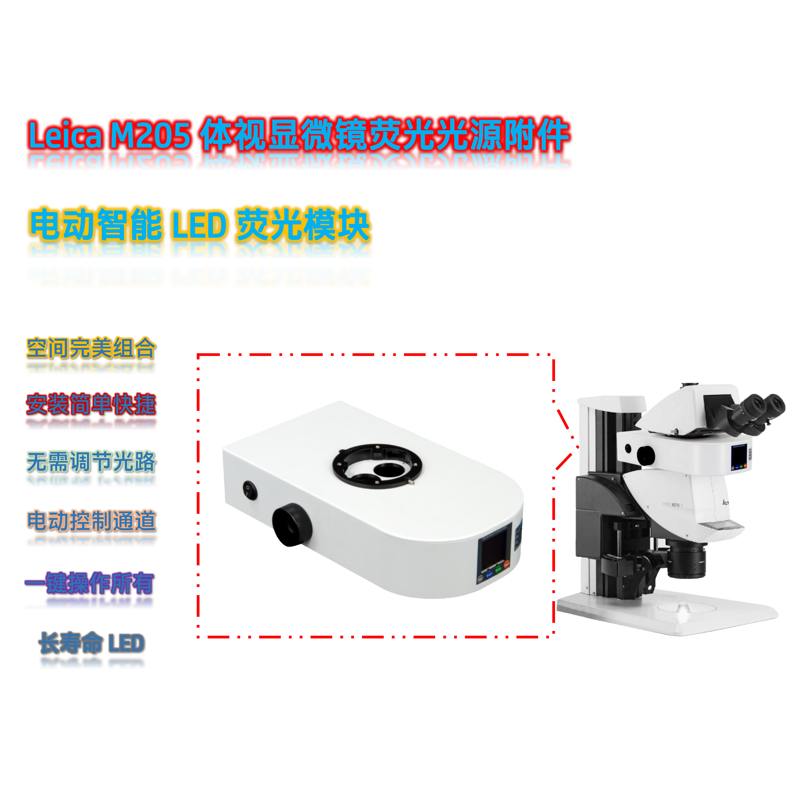 徕卡体视荧光显微镜光源模块M205-UVBGR-E