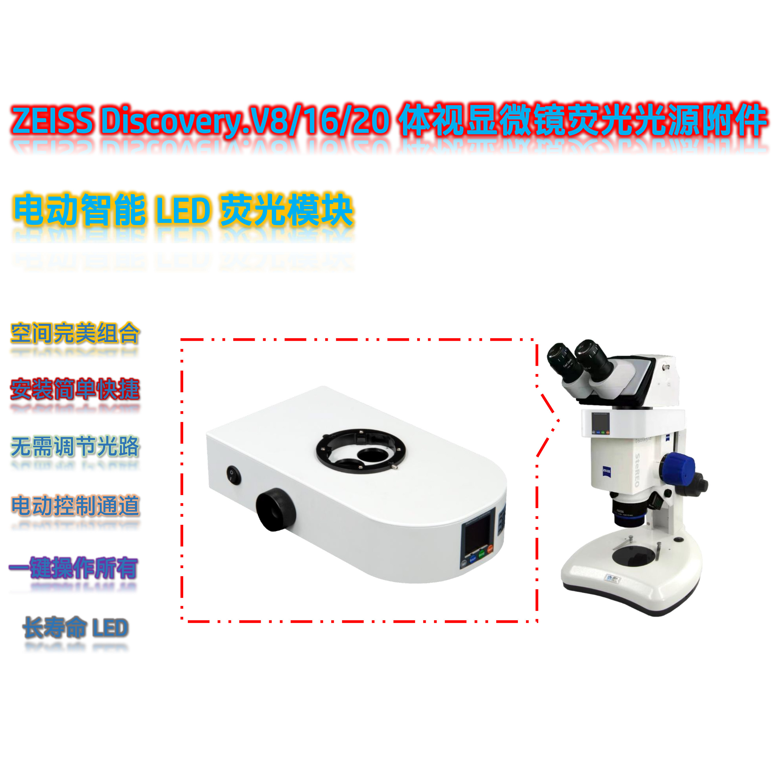 蔡司V8/16/20体视显微镜荧光光源VX-UVBGR-E