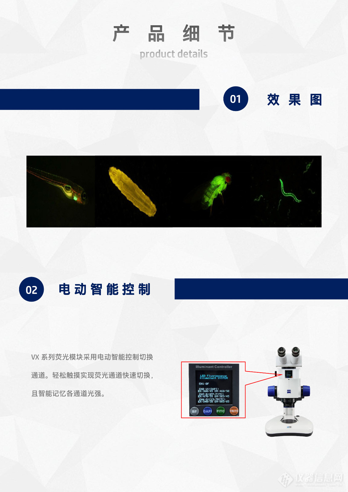 蔡司ZEISS Discovery.V8_V16_V20体视显微镜LED体视荧光模块光源附件VX-UVBGR-E_flyer_v25.1123-4.jpg