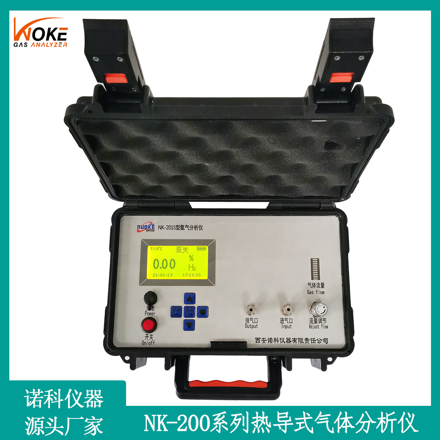 西安诺科仪器在线氢气纯度分析仪