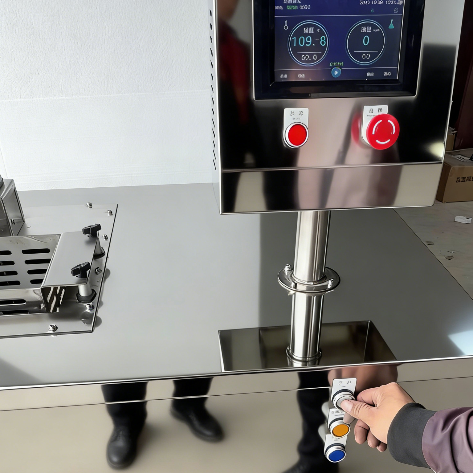 DM-0080Y 恒温搅拌反应浴（按客户要求定制款-制冷+可升降滤篮）