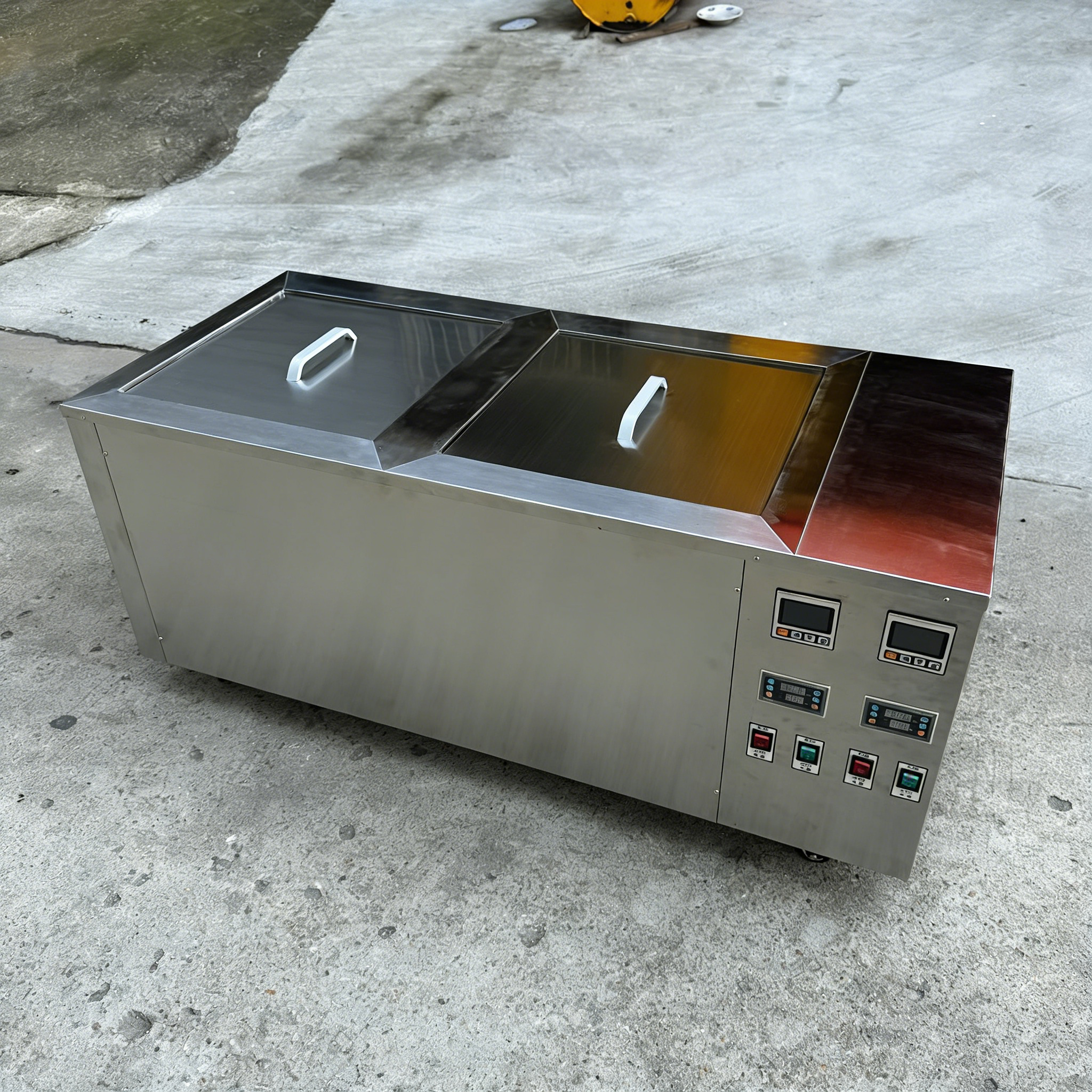 HJ-DZ-2 独立控温磁力搅拌水浴锅（按客户要求定制款-双工位独立加热磁力搅拌）