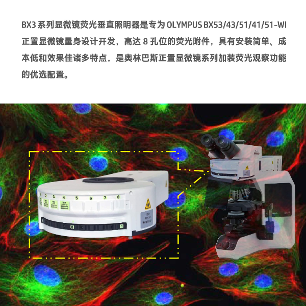 BX43/53显微镜升级荧光转盘光源BX3-URA-CN