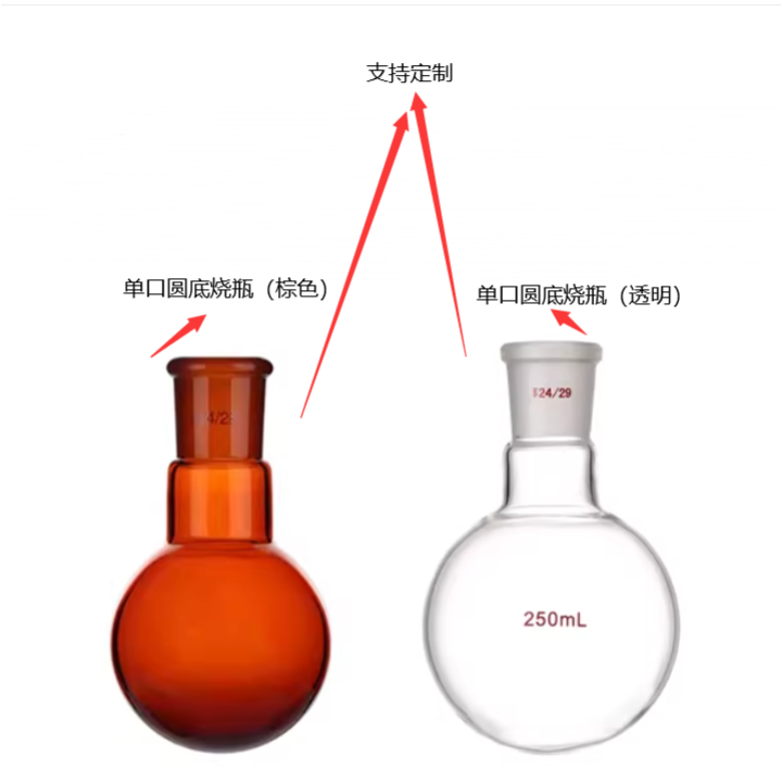 50ml*14透明单口圆底烧瓶（支持定制）SP-DKYDSP-T09