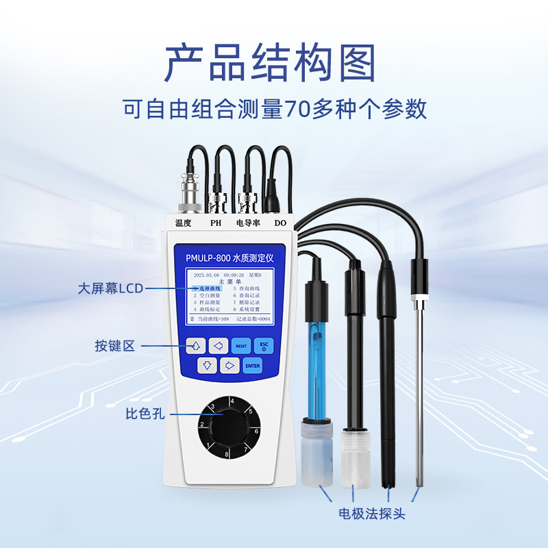  深昌鸿  PMULP-800型  便携式多参数水质分析仪