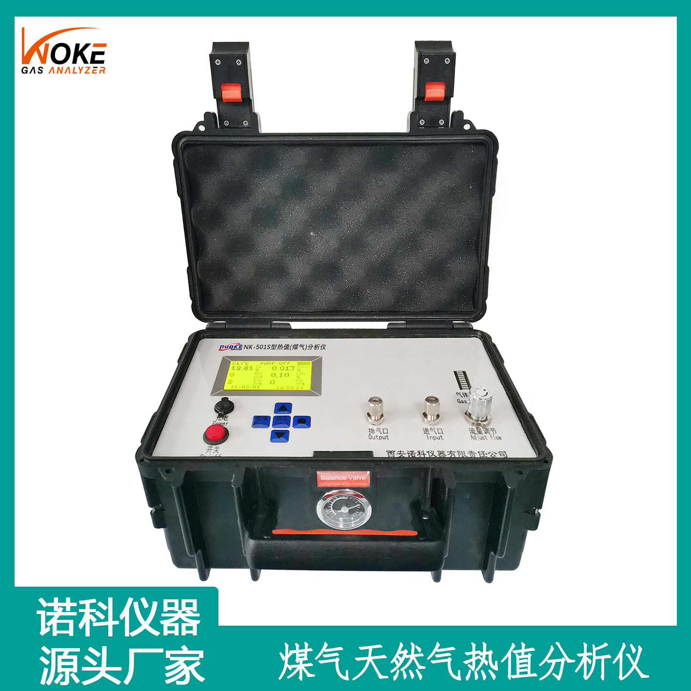 西安诺科仪器发生炉煤气热值在线检测仪