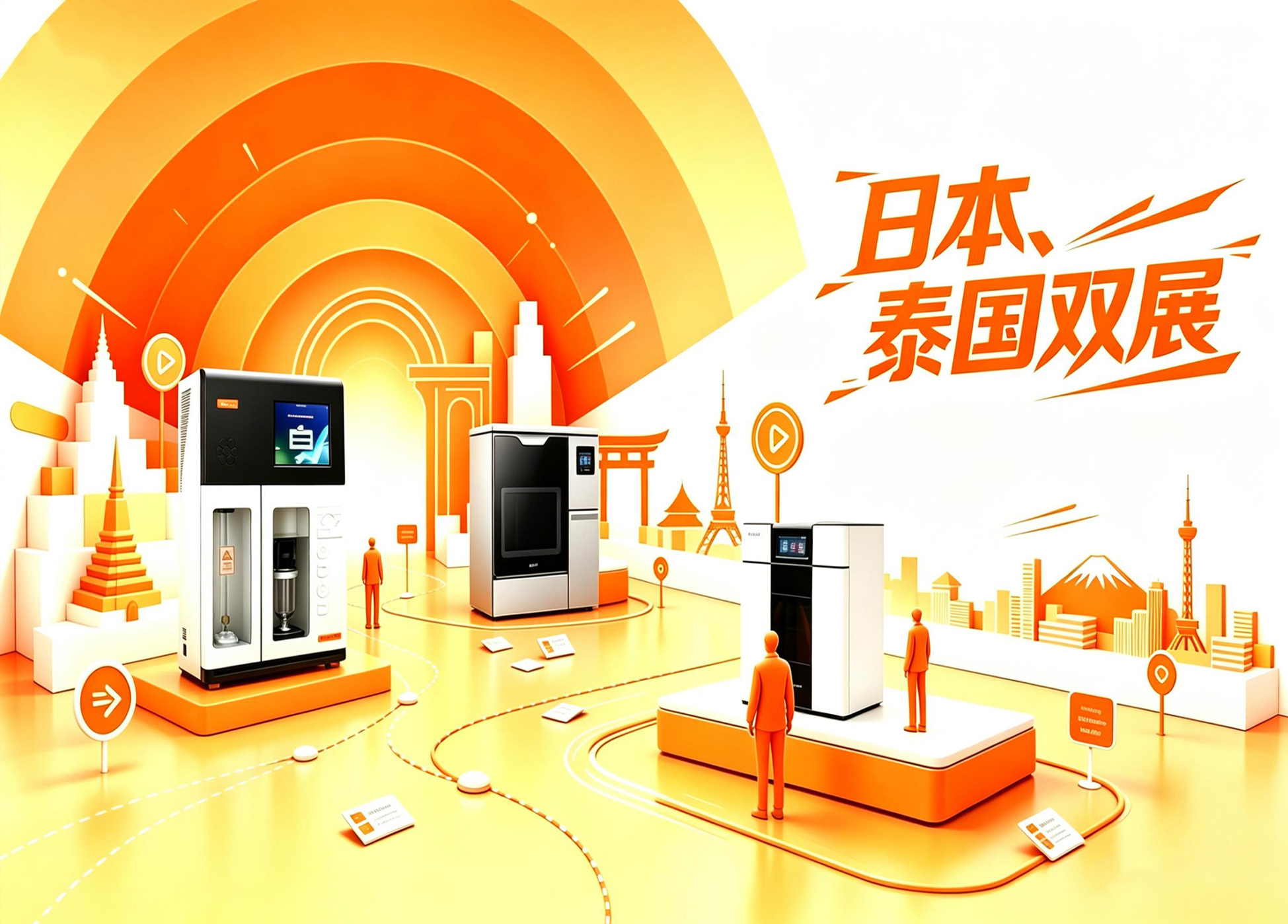 同一天，两国，海能技术的亚洲刻度