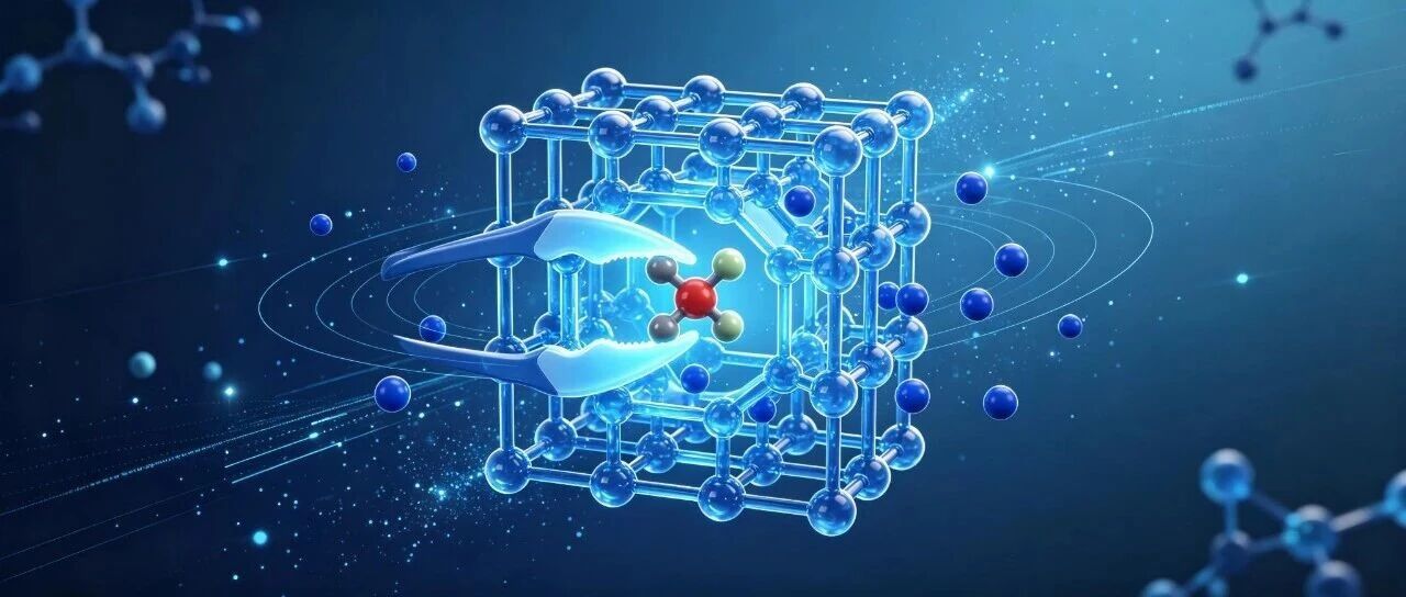 【助力科研】西安交大杨庆远教授团队用一把“分子钳”精准锁住温室气体CHF₃