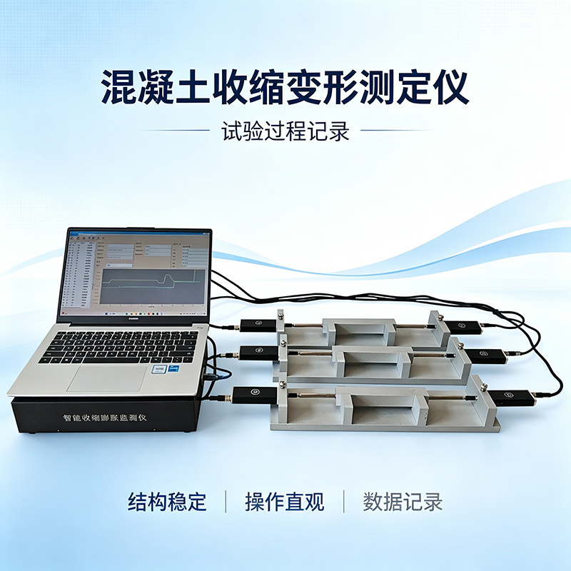 非接触式混凝土收缩变形测定仪荣计达