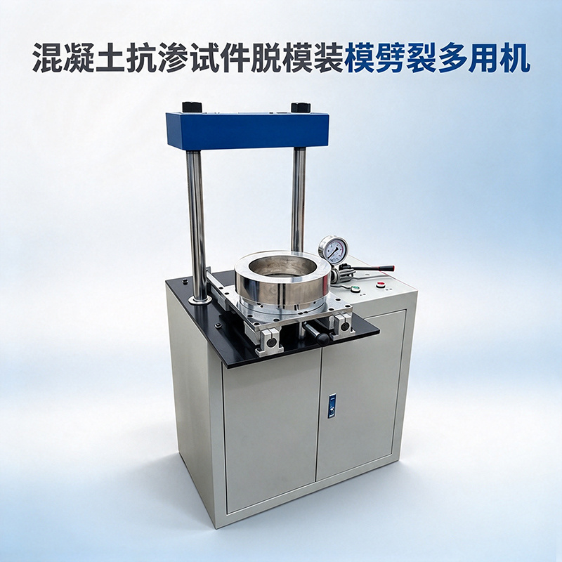 混凝土抗渗试件脱模装模劈裂多用机KZJ-300荣计达