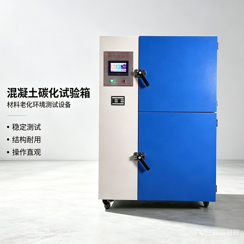 混凝土碳化试验箱TH-B内部结构及控制面板细节图