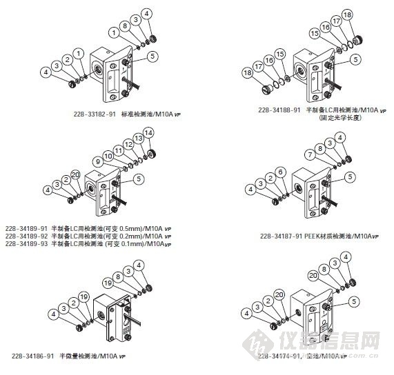 SPD-M10Avp二极管阵列检测池