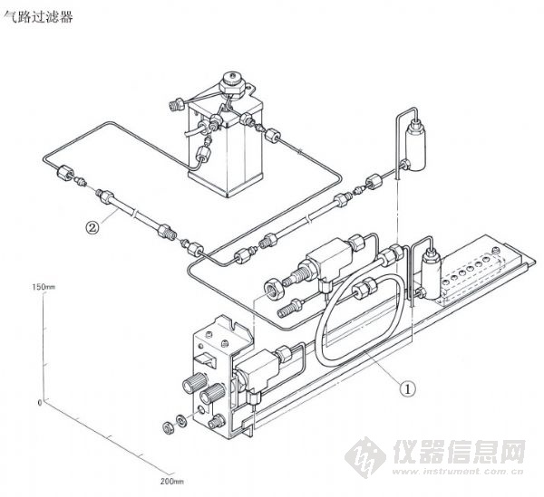  GC--14A/B 气路过滤器