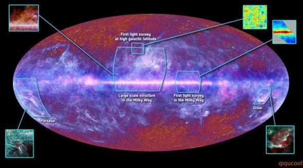“普朗克”卫星绘出首幅宇宙全景 