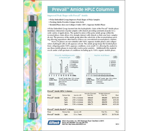 Prevail&#8482; Amide 液相色谱柱