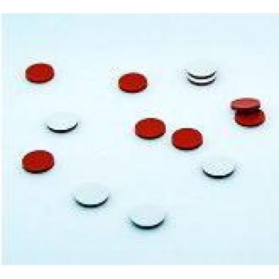 9mm白色PTFE/红色硅胶垫/9mm样品瓶用硅胶垫(适用于9mm螺纹口样品瓶）