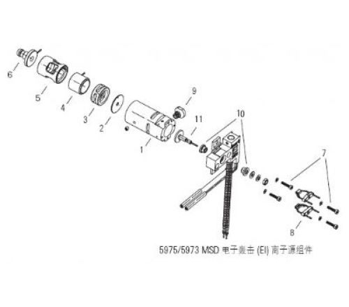 电子轰击离子源部件