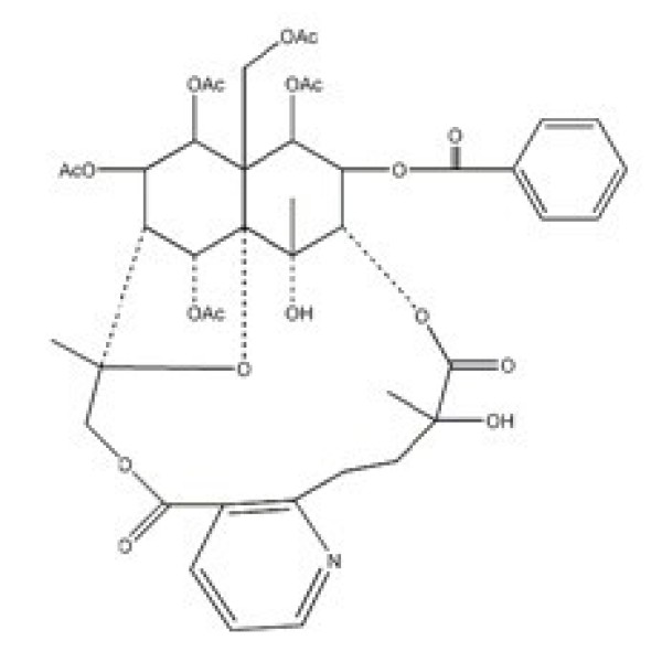 雷公藤定碱，wilfordine，中药标准品