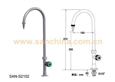 台雄台式单口鹅颈水龙头 SAN-S2102，品质保证